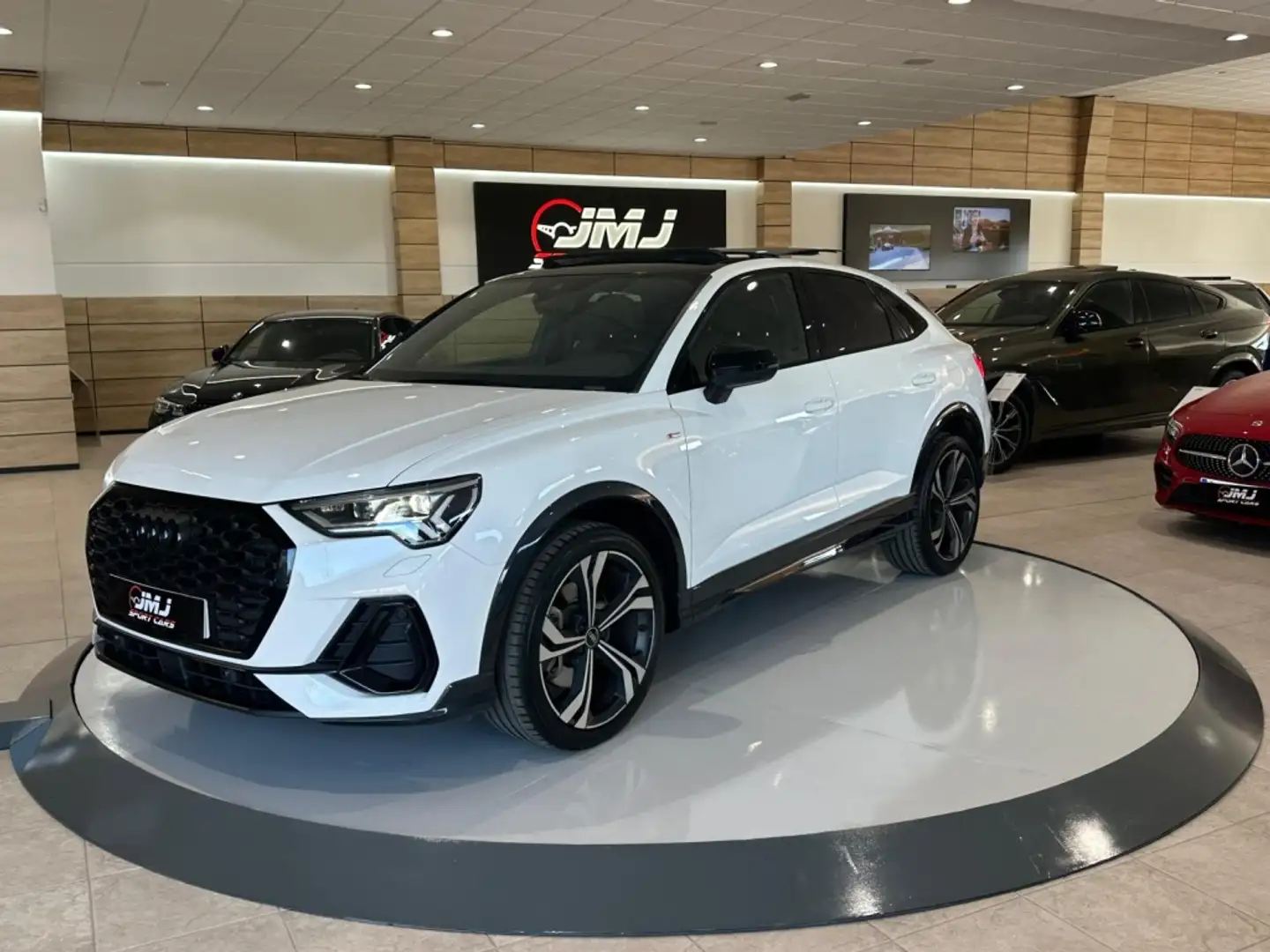 Audi Q3 Sportback 40 TDI Black line quattro S tronic 147kW Blanc - 1