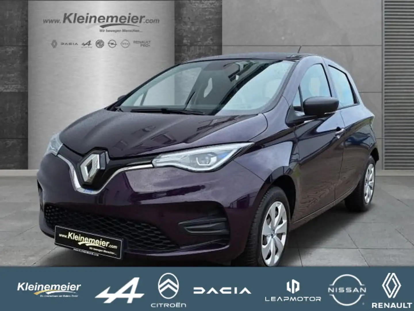 Renault ZOE Zoe Life ZE40*Mietbatterie*Android*Car-Play* Violett - 1