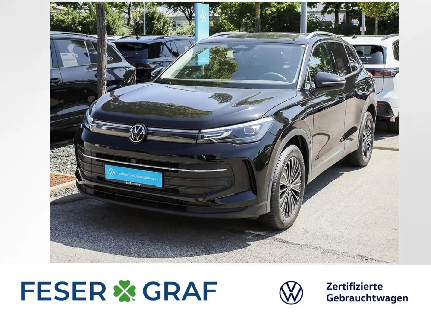 Volkswagen Tiguan 1.5 eTSI Life Neues Modell DSG AHK Navi Schwarz - 1