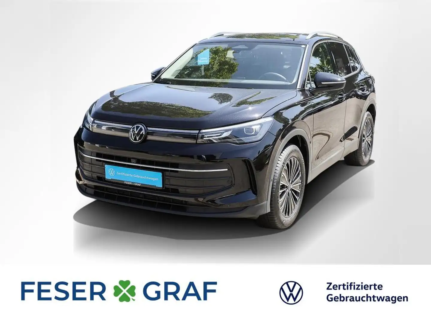 Volkswagen Tiguan 1.5 eTSI Life Neues Modell DSG AHK Navi Schwarz - 1
