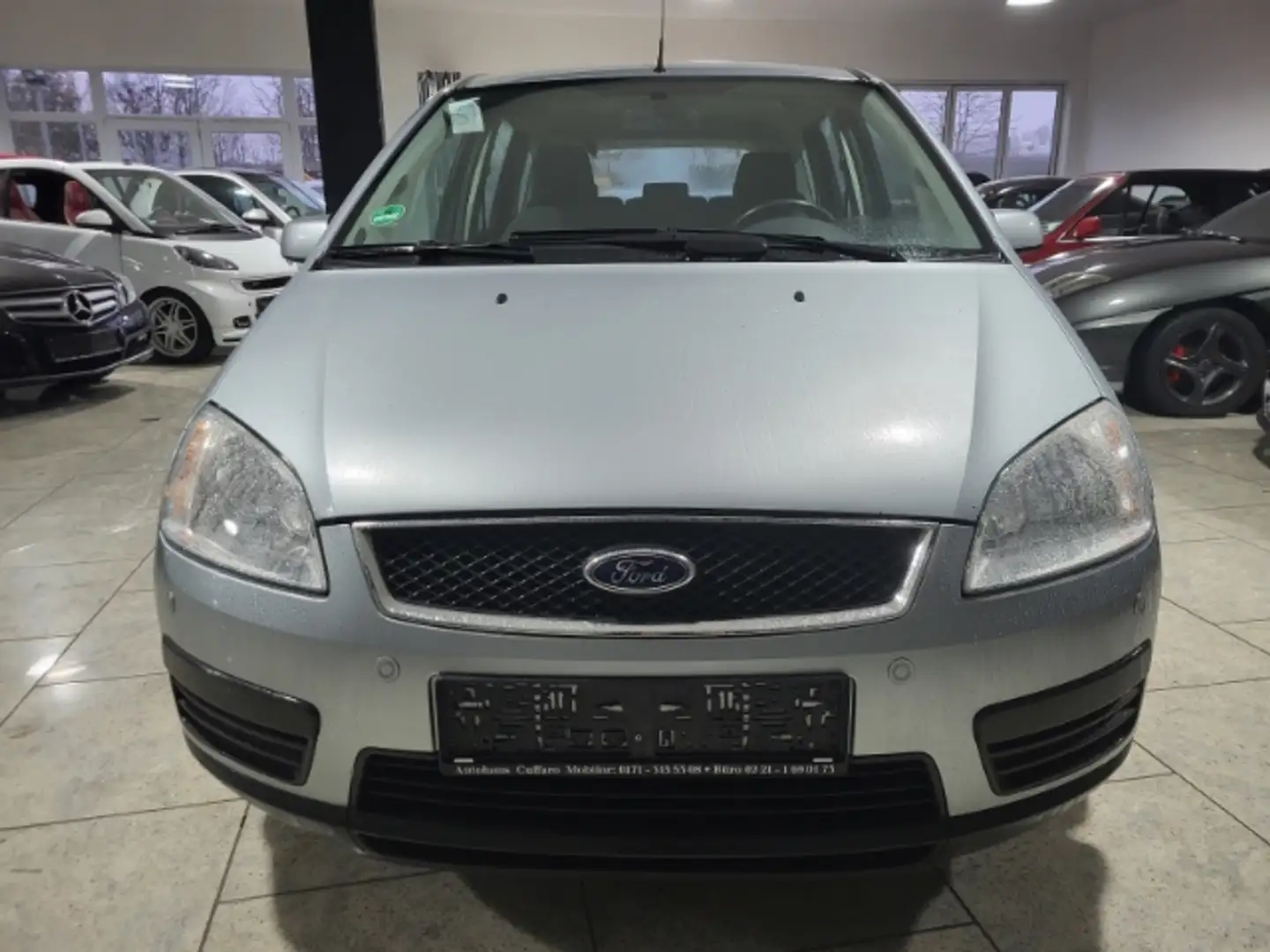 Ford Focus C-Max Trend 1.6 SHZ Notbremsass. PDCv+h PDC Kollisionswa Silber - 1