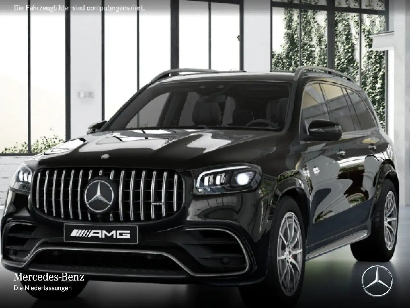 Mercedes-Benz GLS 63 AMG GLS 63 4M PANO+360+AHK+MULTIBEAM+HUD+SITZKLIMA+9G Schwarz - 2