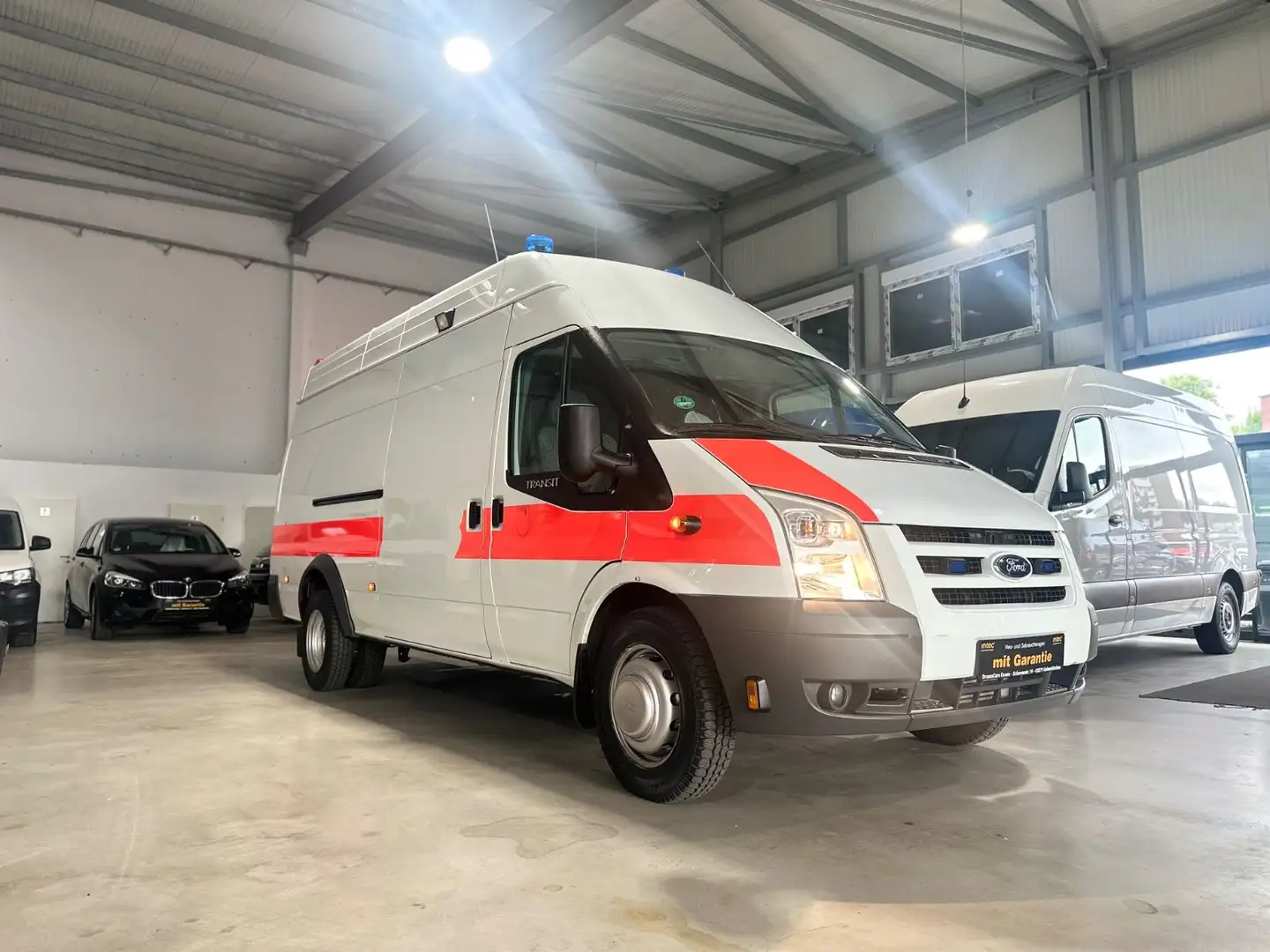 Ford Transit FT460 SO.KFZ ZIVIL*UNIKAT*EX-ASB*9.600KM Weiß - 2