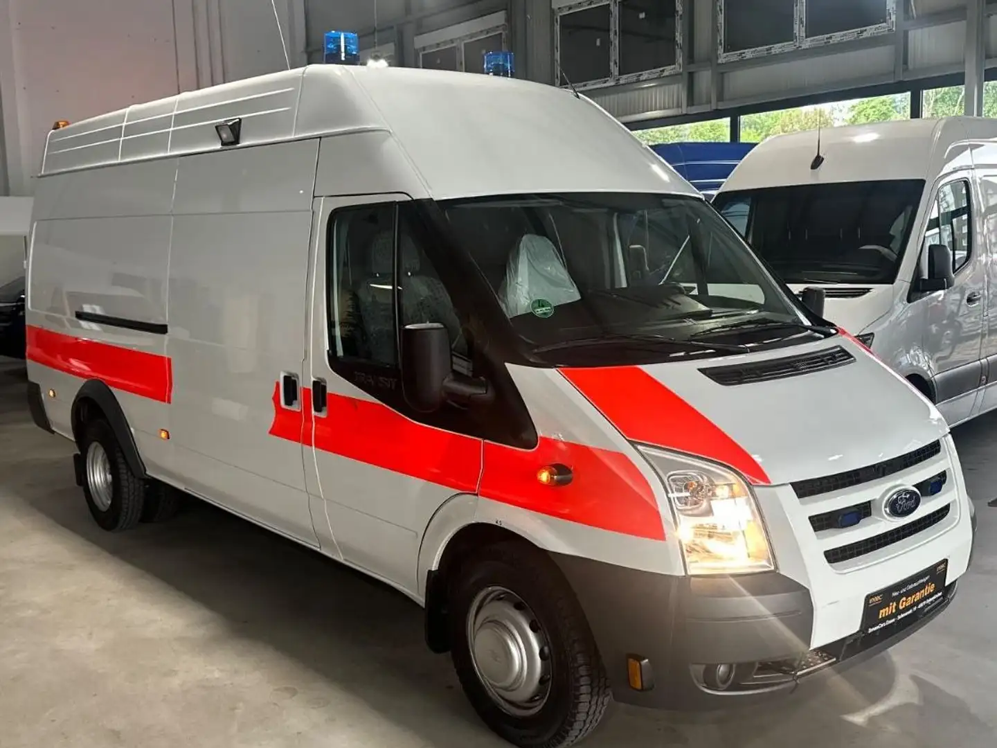Ford Transit FT460 SO.KFZ ZIVIL*UNIKAT*EX-ASB*9.600KM Weiß - 1