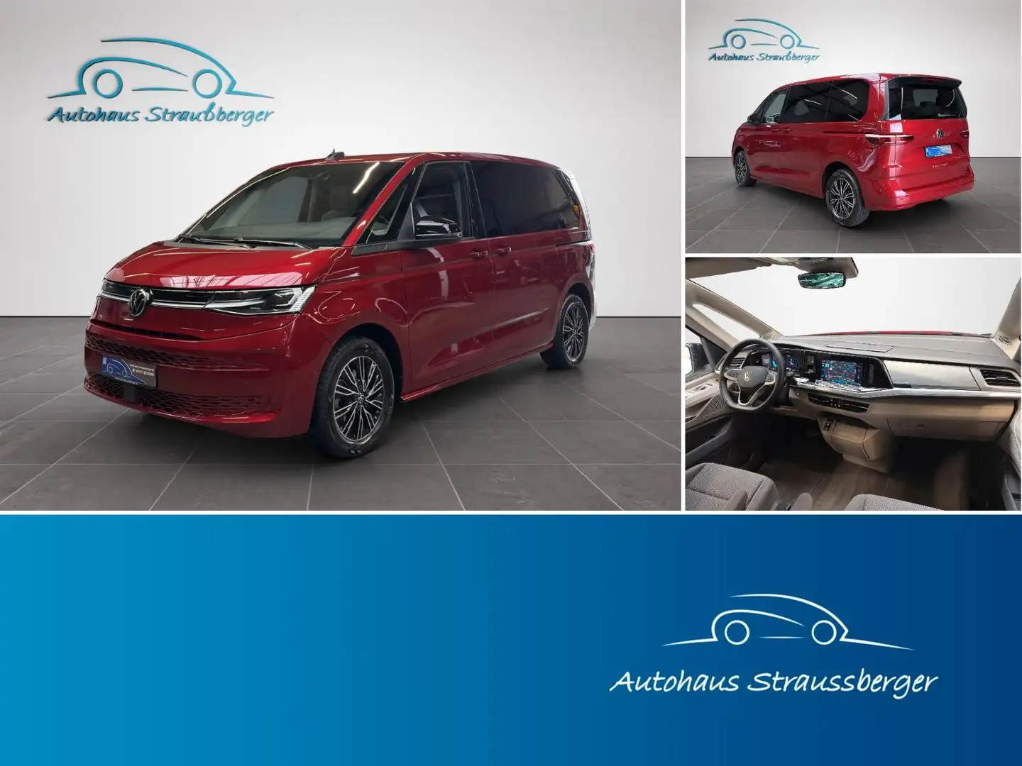 Volkswagen T7 Multivan Life KÜ ACC PANO DCC RFK IQ.Light Rot - 1