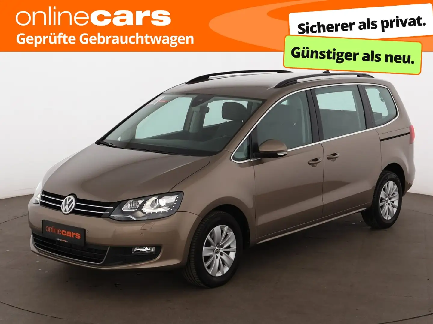 Volkswagen Sharan 2.0 TDI Comfortline 7-SITZER XENON SITZHZG Gold - 1