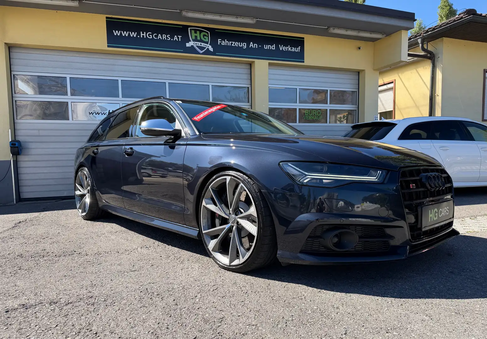 Audi S6 4.0 TFSI quattro *21"*RS6 MATRIX*Luftfeder*Headup*Panorama*Sound*Memory* Blau - 2