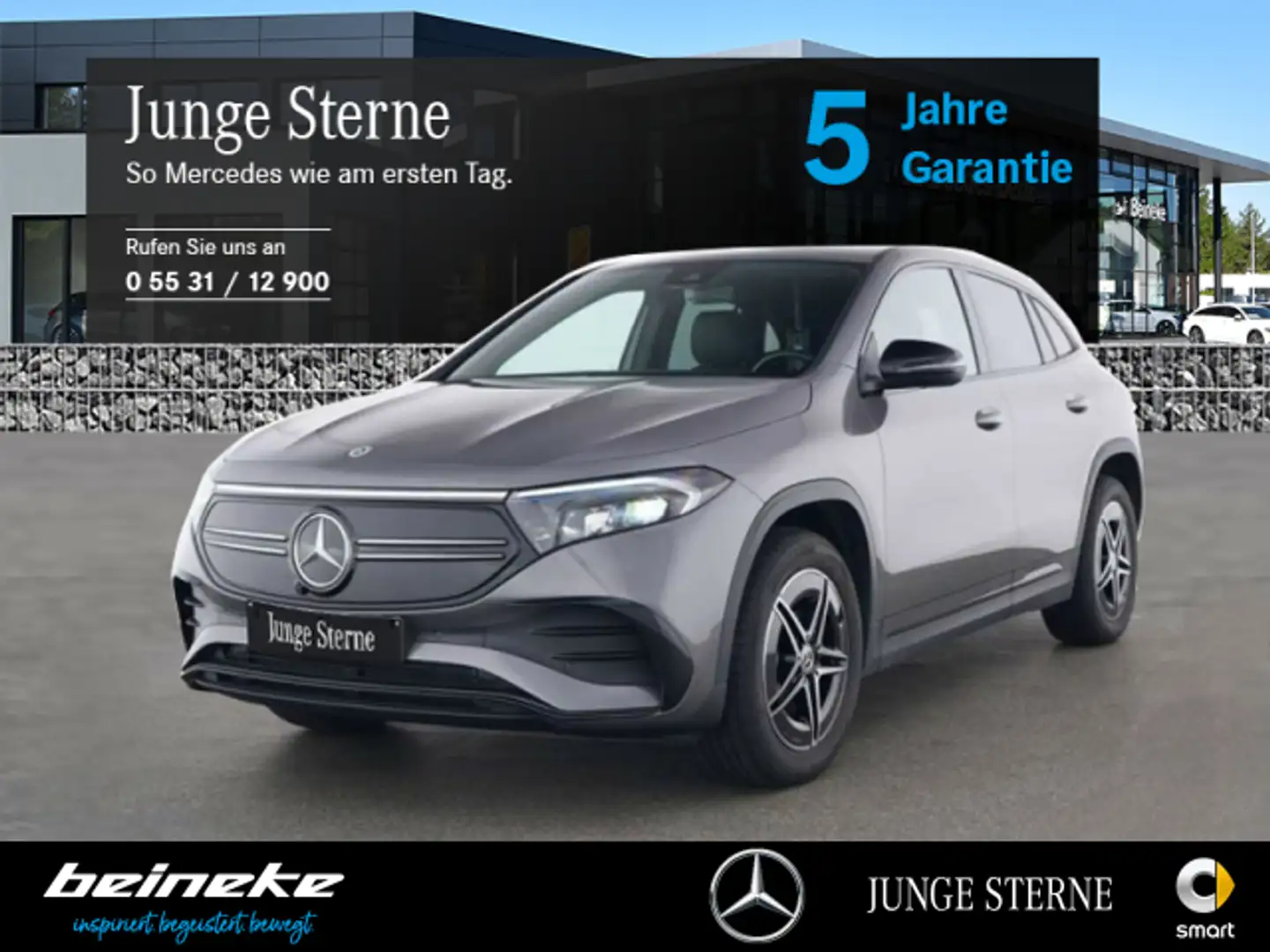 Mercedes-Benz EQA 300 EQA 300 4M AMG Night LED AHK Kamera Totw Easy-P Grau - 1