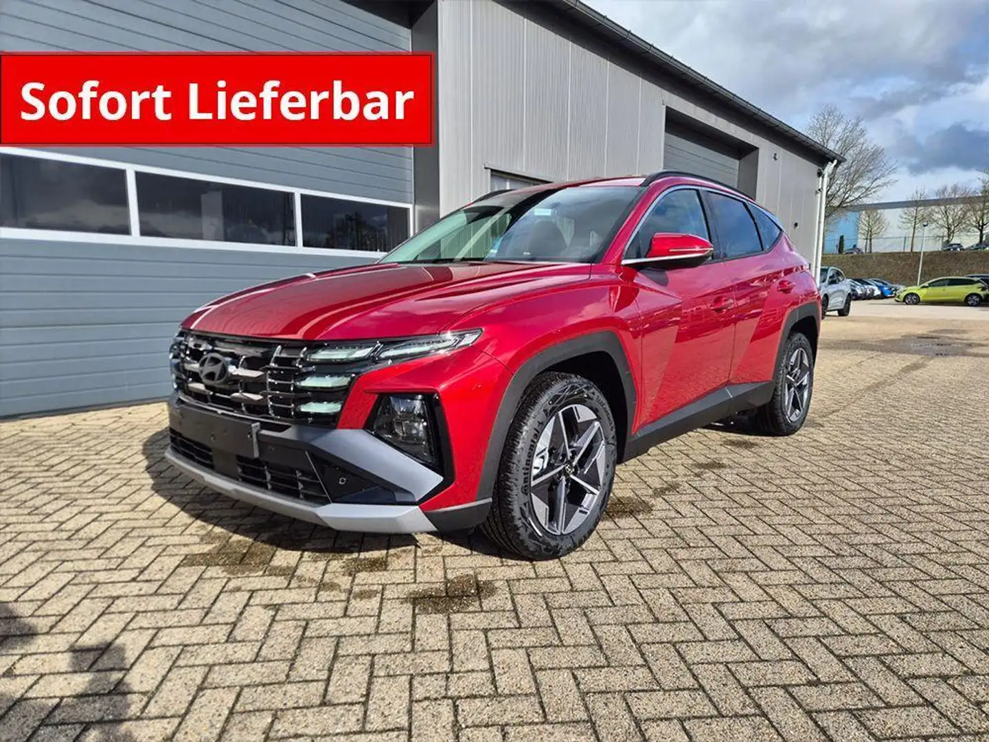 Hyundai TUCSON Trend 1.6 T-GDI 150PS Automatik TZ 2026 Teil-Le... Rot - 1