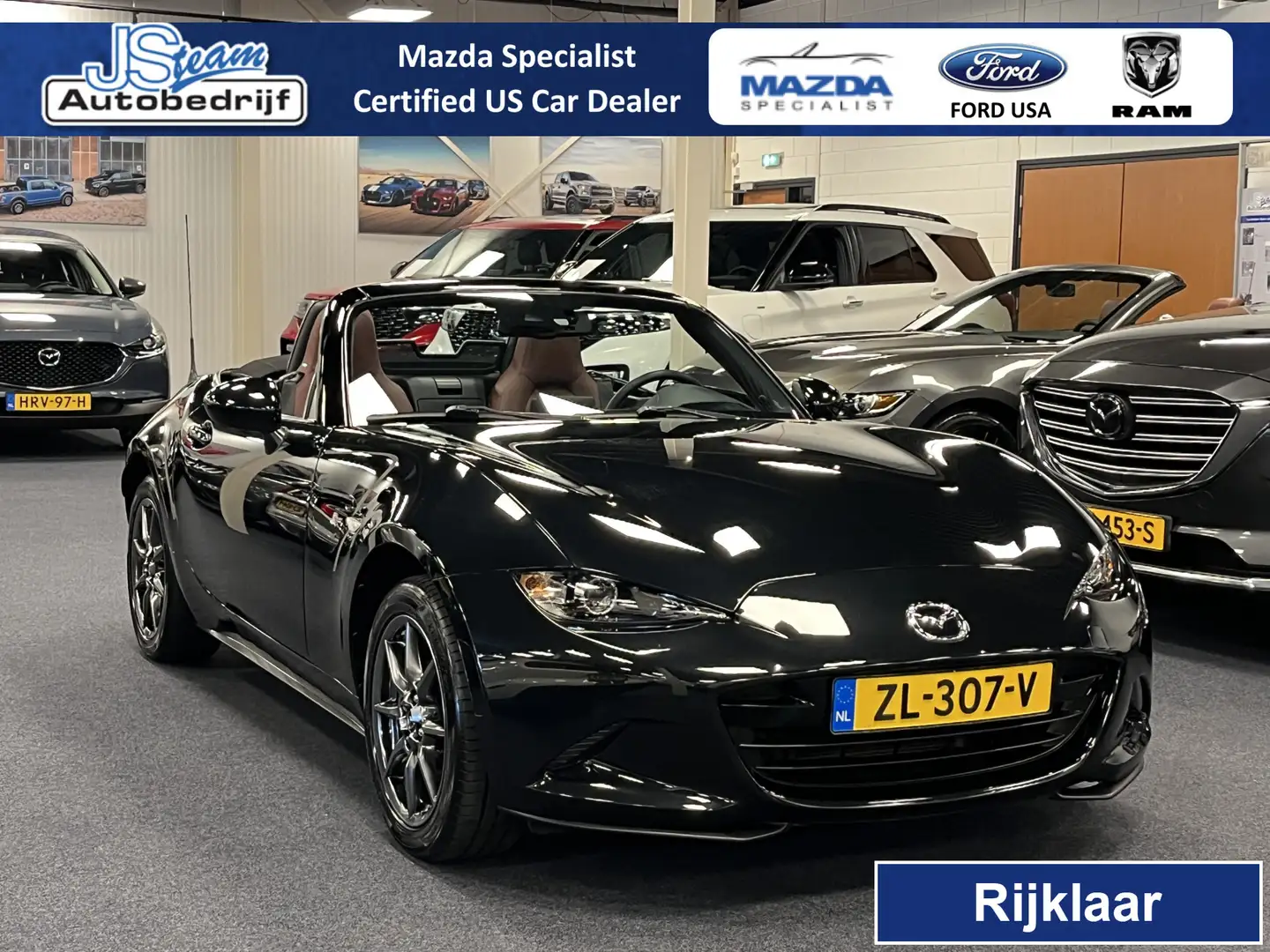 Mazda MX-5 ND Roadster 1.5 SkyActiv-G 132PK GT-M Bose Leder C Noir - 1