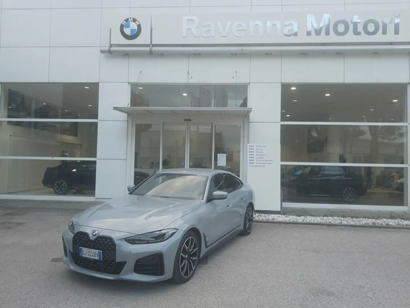 BMW 420 d Gran Coupe mhev 48V Msport auto Grigio - 1