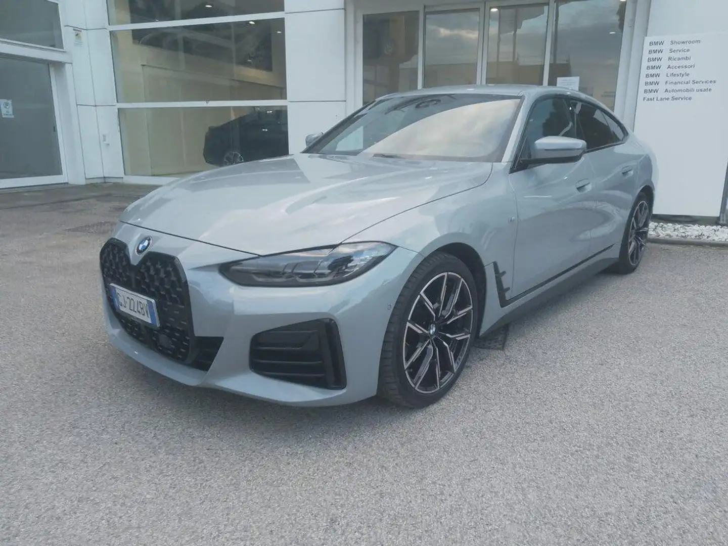 BMW 420 d Gran Coupe mhev 48V Msport auto Grigio - 2