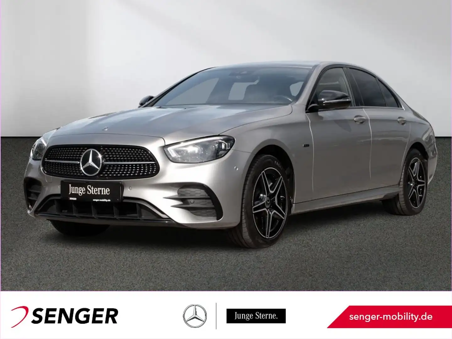 Mercedes-Benz E 300 de 4M AMG Night Kamera Multibeam Burmester Zilver - 1