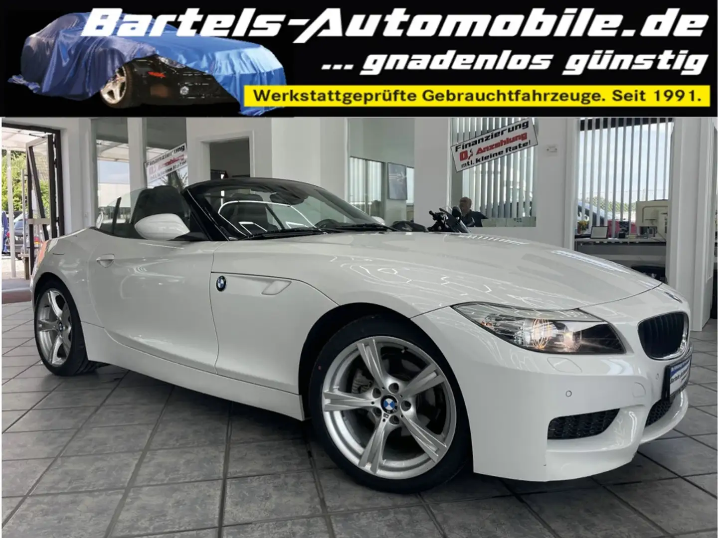 BMW Z4 Roadster 20i sDrive M-Paket, 1.Hand, Leder Weiß - 1