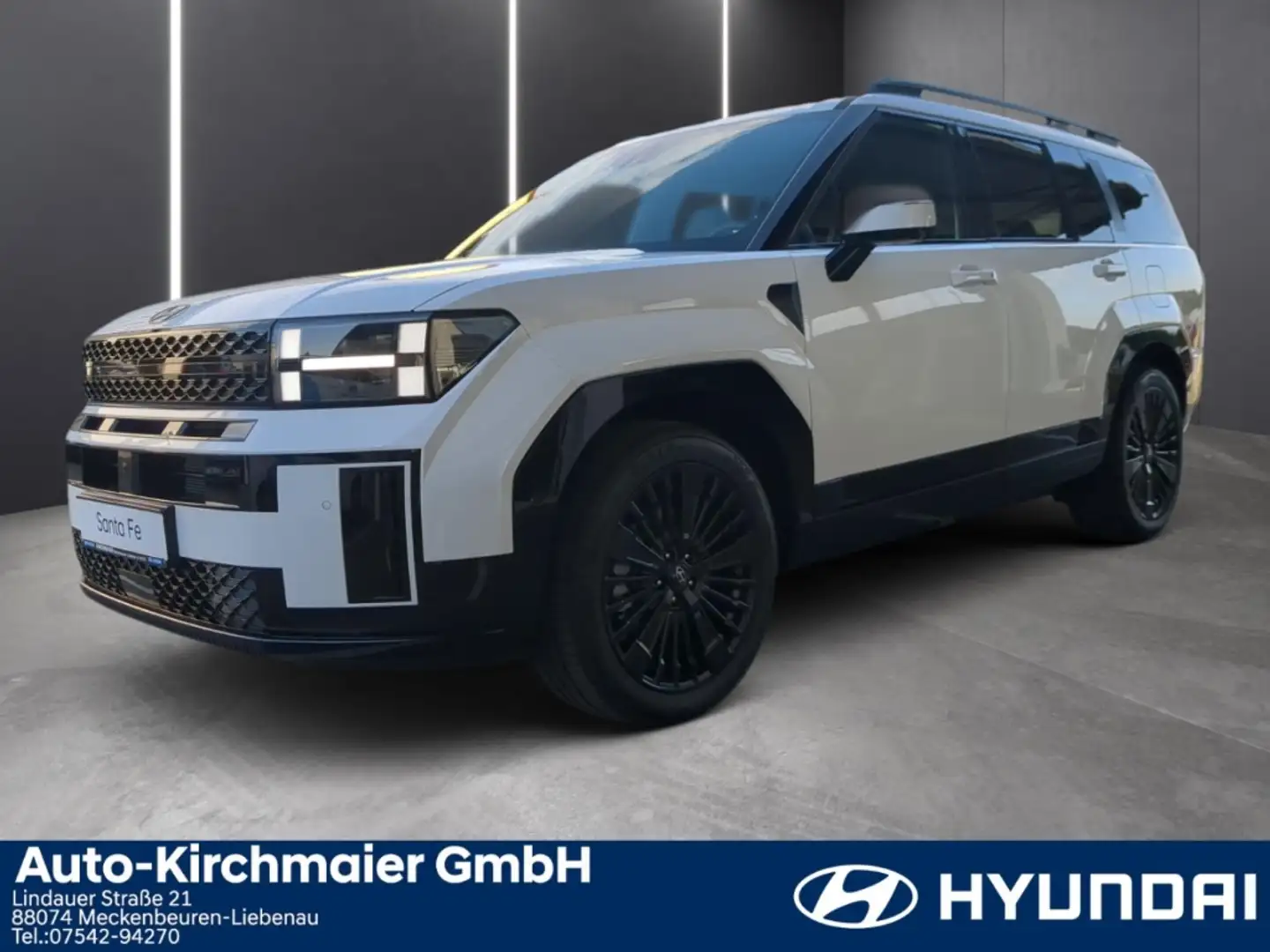 Hyundai SANTA FE HEV (MY25) 1.6 T-GDI 6-AT 4WD BLACKLINE Weiß - 1