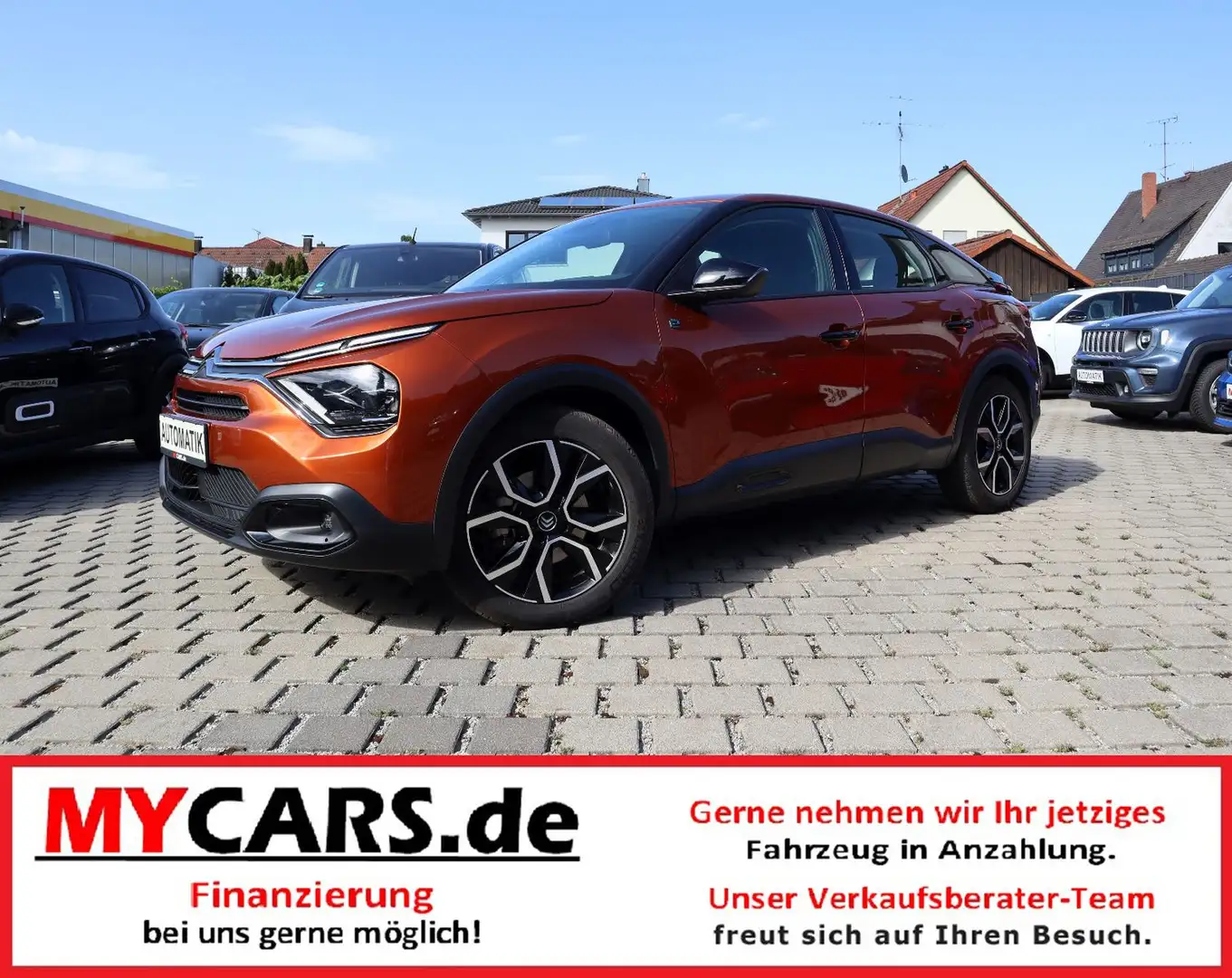 Citroen C4 Lim. ë-Feel*St. Heiz.*SH*RFK* günstig*N13700€ Orange - 1