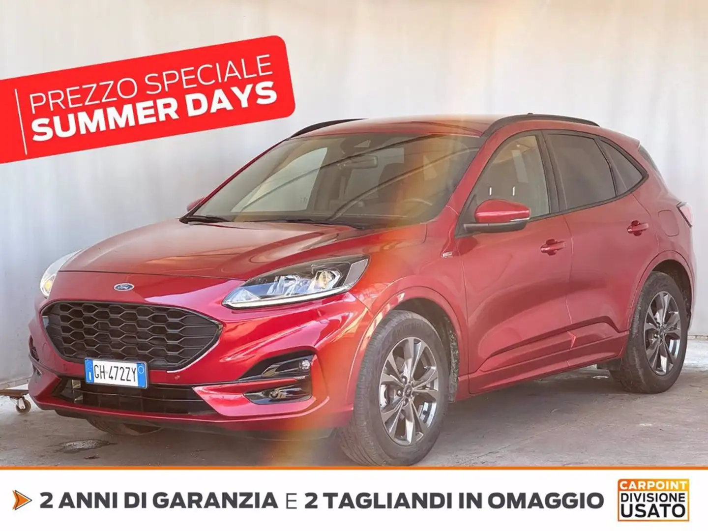 Ford Kuga 2.5 full hybrid st-line 2wd 190cv cvt Rosso - 1