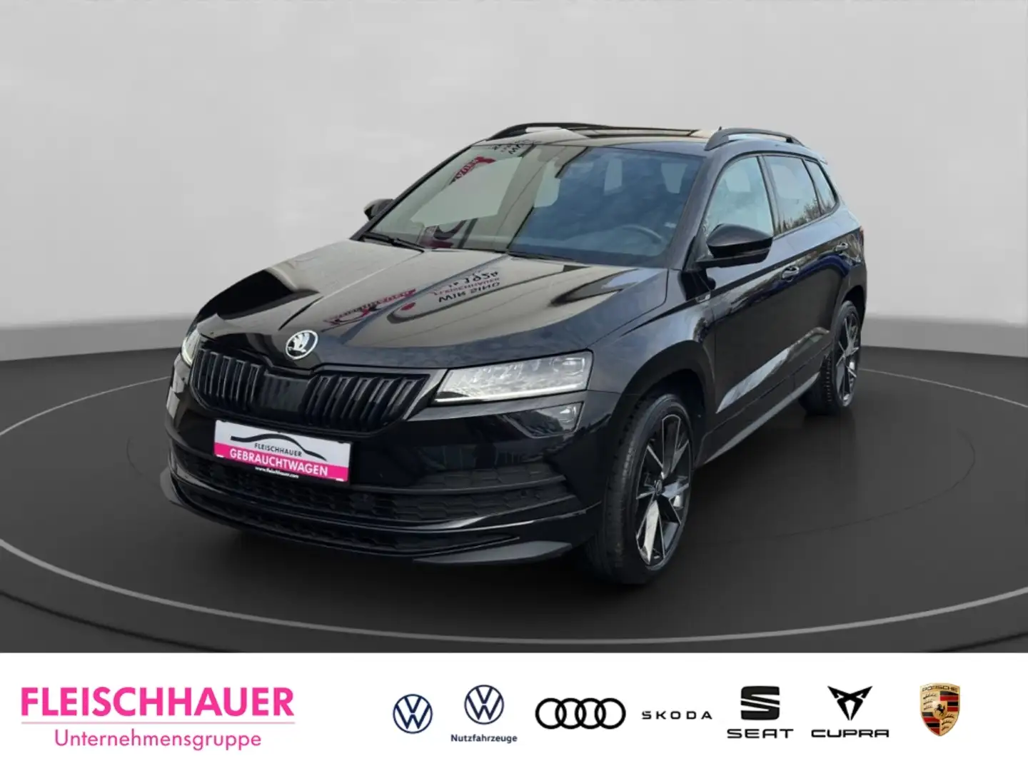 Skoda Karoq Sportline 4x4 Navi+AHK+ACC+CarPlay+PDC+Sportsitze Schwarz - 1