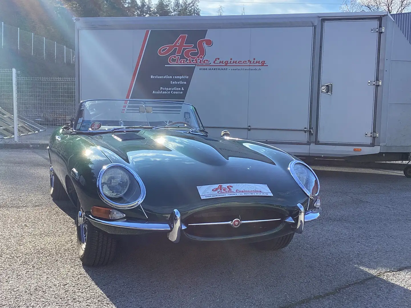 Jaguar E-Type Série 1 4,2 Cabriolet Verde - 1