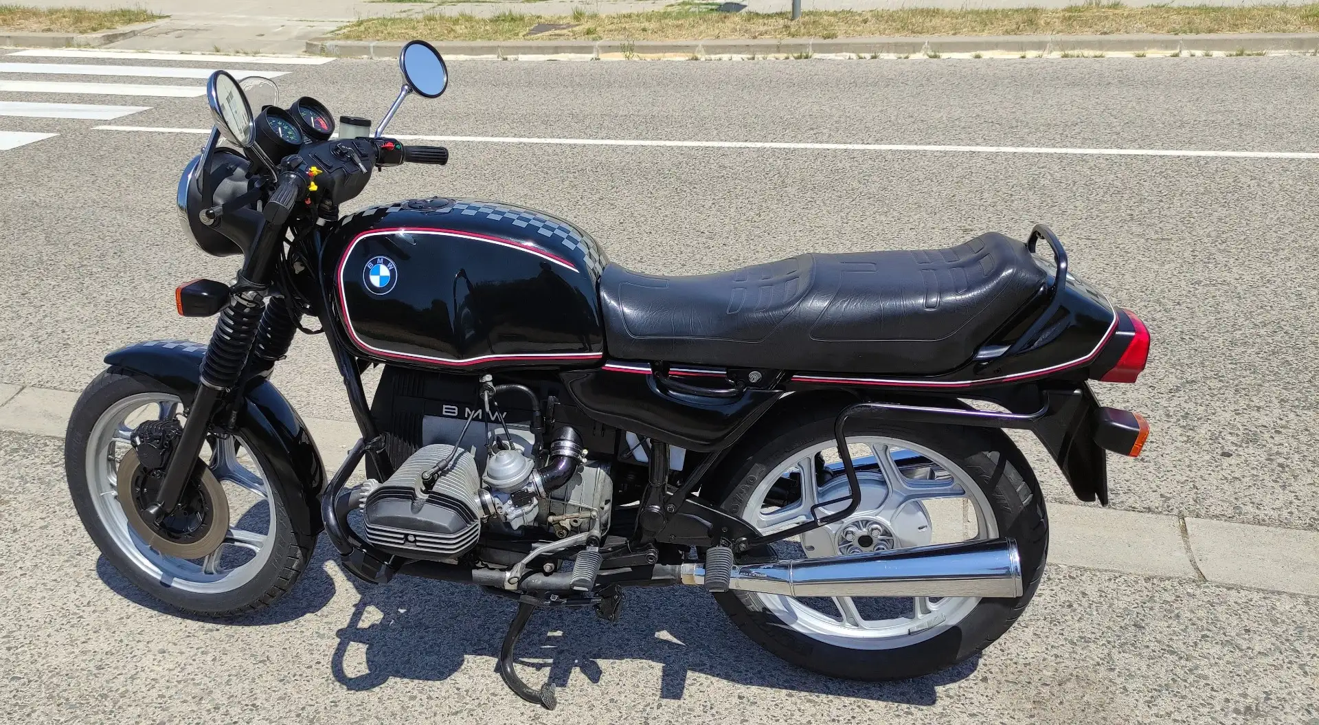 BMW R 65 todo de serie con maletas originales Negro - 2