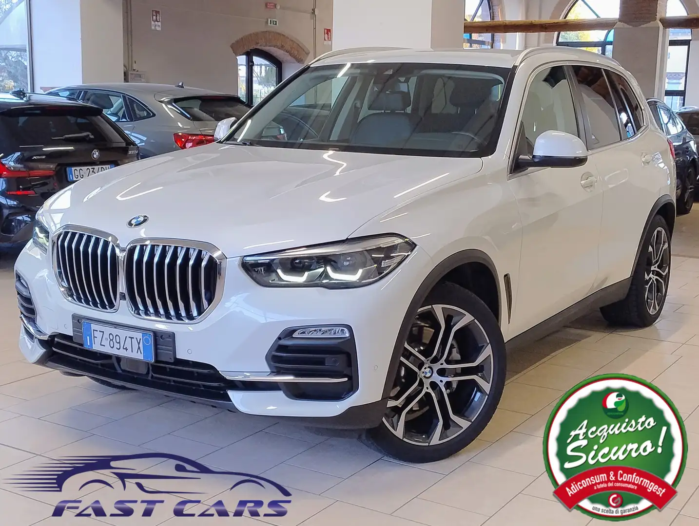 BMW X5 xdrive30d auto LIVE COMFORT CARPLAY PACK LUCI Bianco - 1