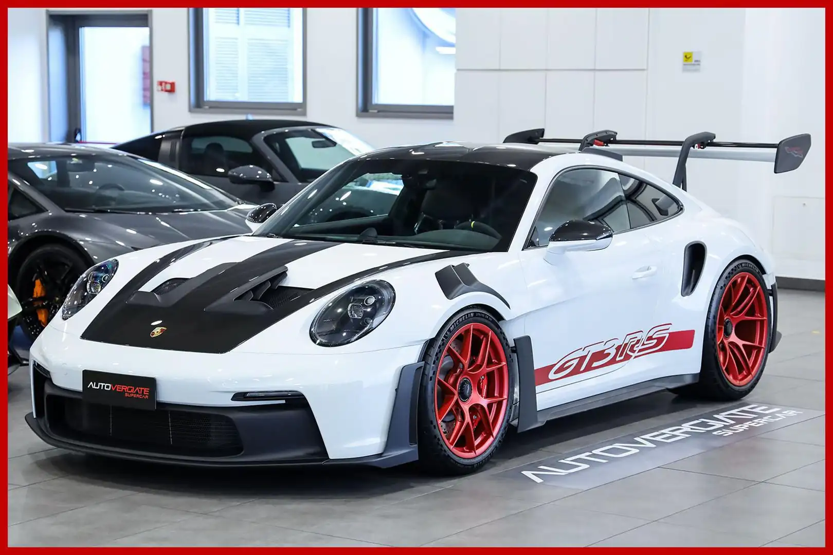 Porsche 992 GT3 RS|PACC ROSSO PYRO|WEISSACK PACK| Blanc - 1
