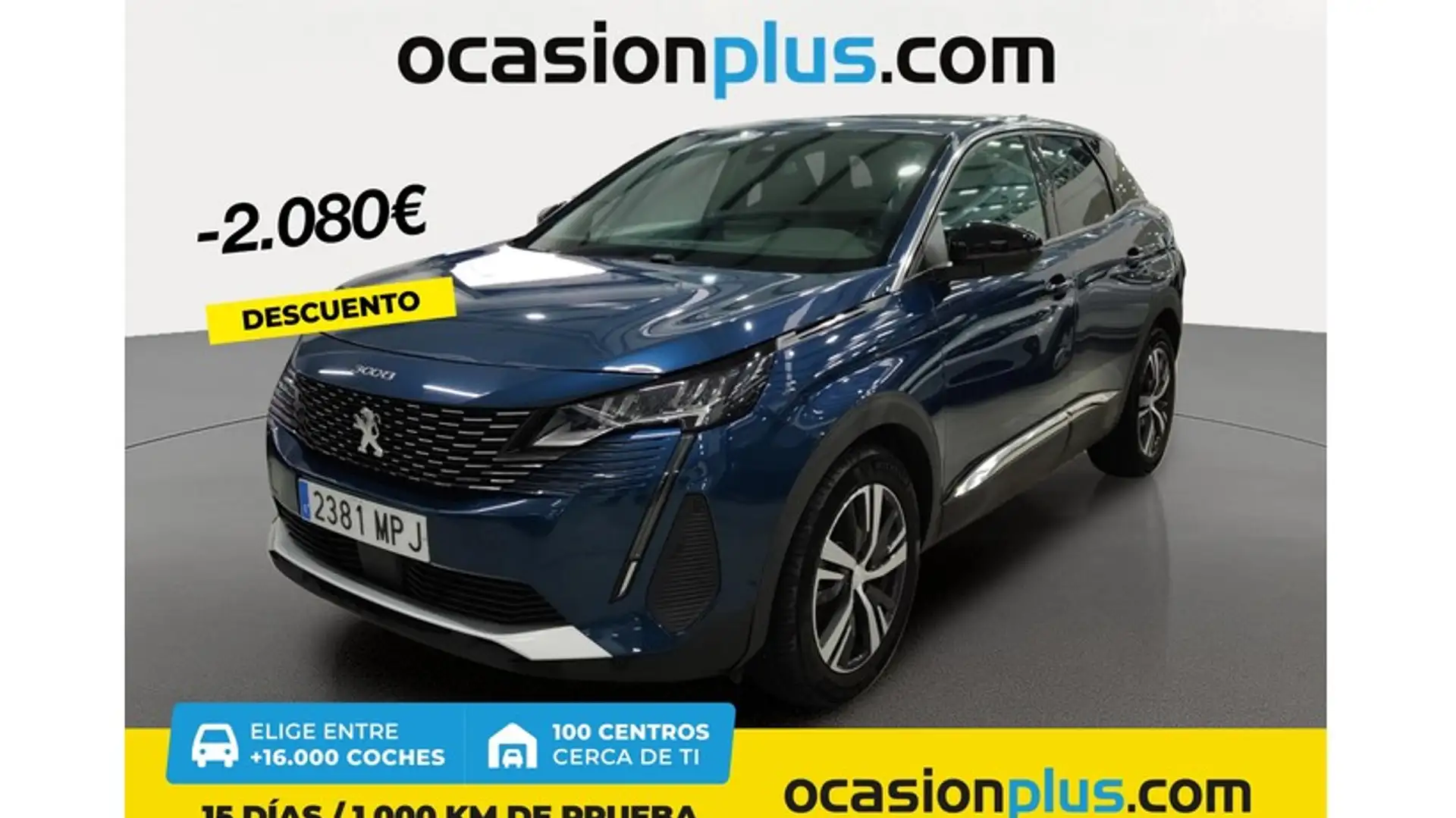 Peugeot 3008 1.2 PureTech S&S Allure 130 Blau - 1