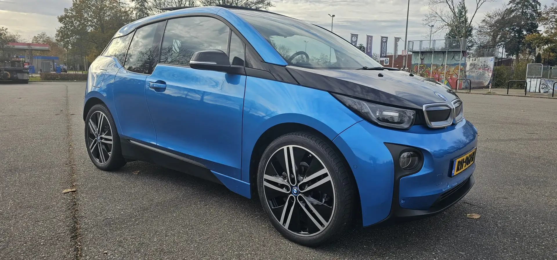 BMW i3 i3 94Ah 33kWh leer/schuifdak/Harman Kardon Albastru - 1
