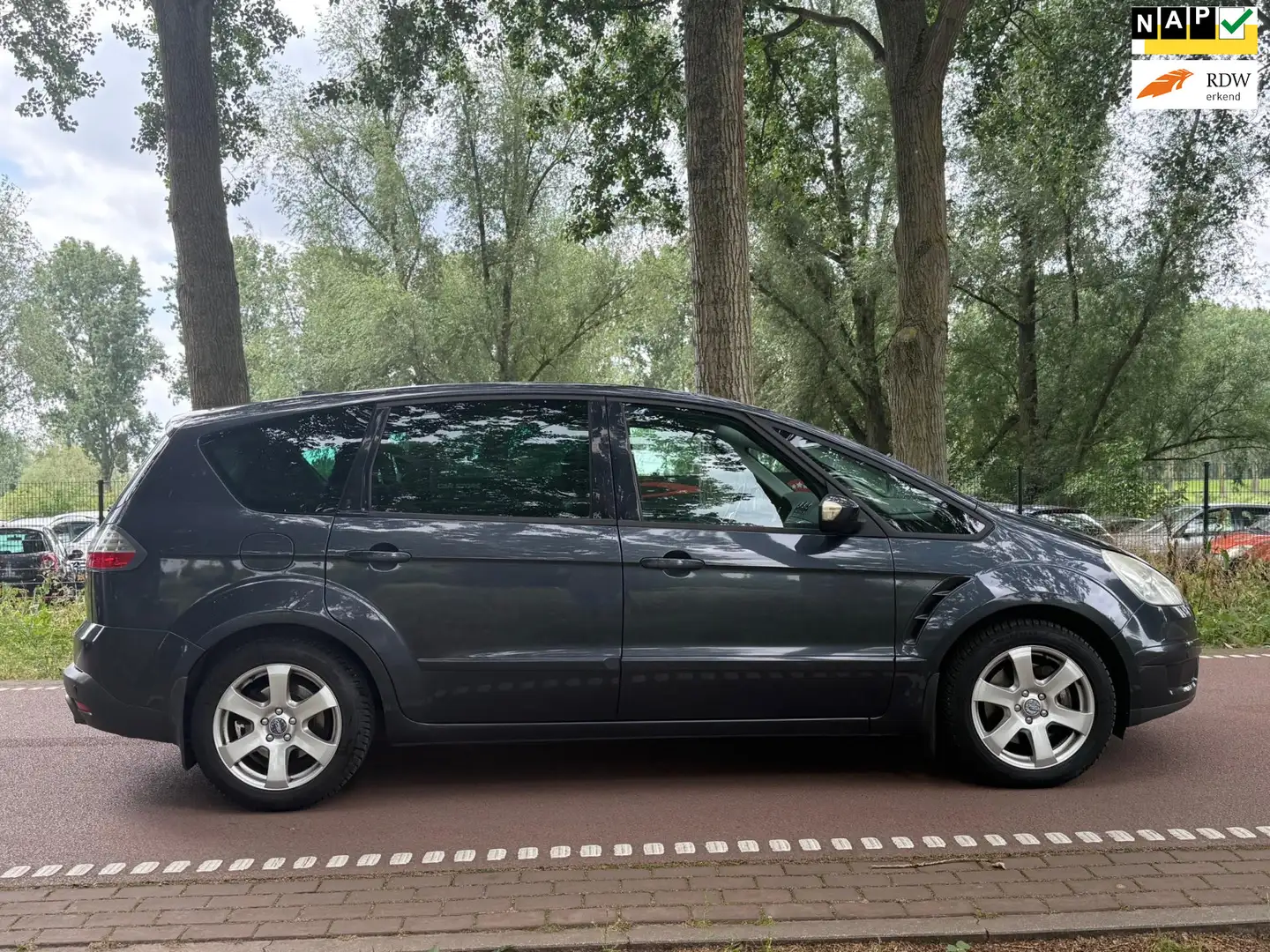 Ford S-Max 2.5-20V Turbo CLIMA!NAVI!220PK!APK2026! Grijs - 1