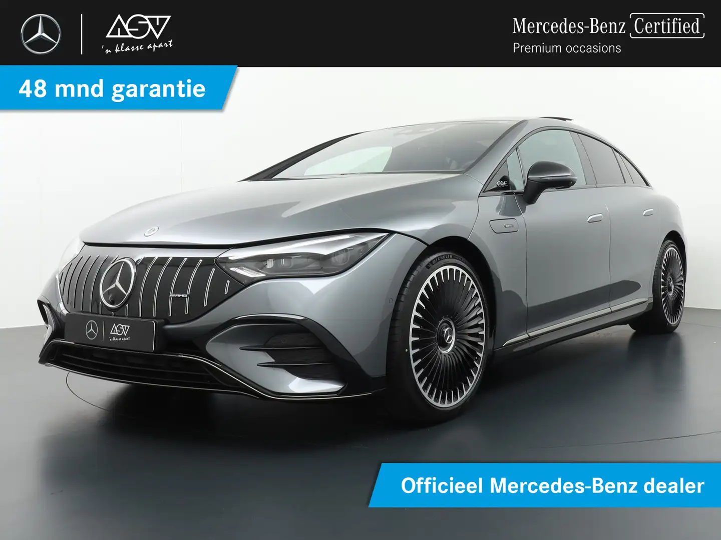 Mercedes-Benz EQE 53 AMG 4MATIC 91 kWh Accu | Panorama - Schuifdak | Di Szary - 1