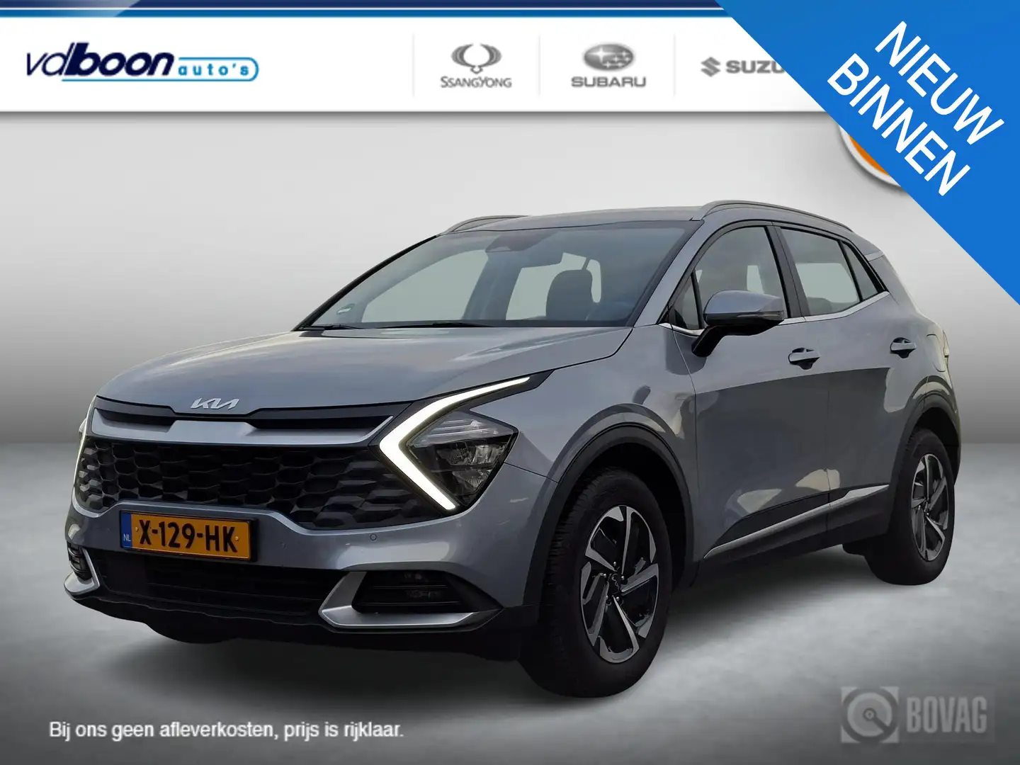 Kia Sportage 1.6 T-GDi Hybrid DynamicLine FULL HYBRID | NL-auto Grau - 1