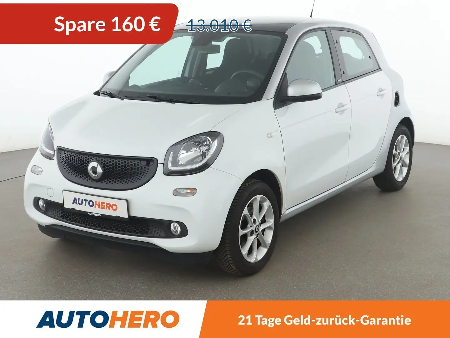 smart forFour 0.9 Turbo passion Aut.*NAVI*PDC*SHZ*PANO*KLIMA* Weiß - 1