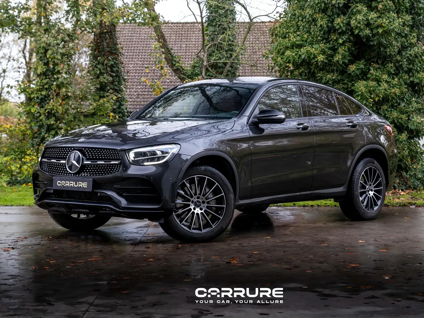 Mercedes-Benz GLC 300 GLC-Coupe 300 de 4Matic 9G-TRONIC AMG Line Zwart - 1