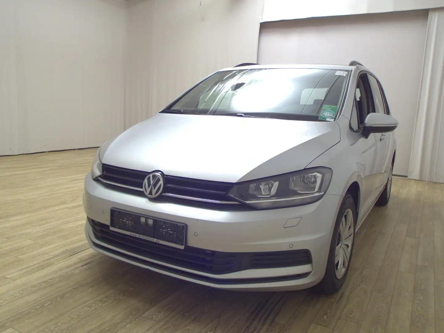 Volkswagen Touran 1.6 TDI Trendline 7-Sitze Navi AHK SHZ Silber - 2