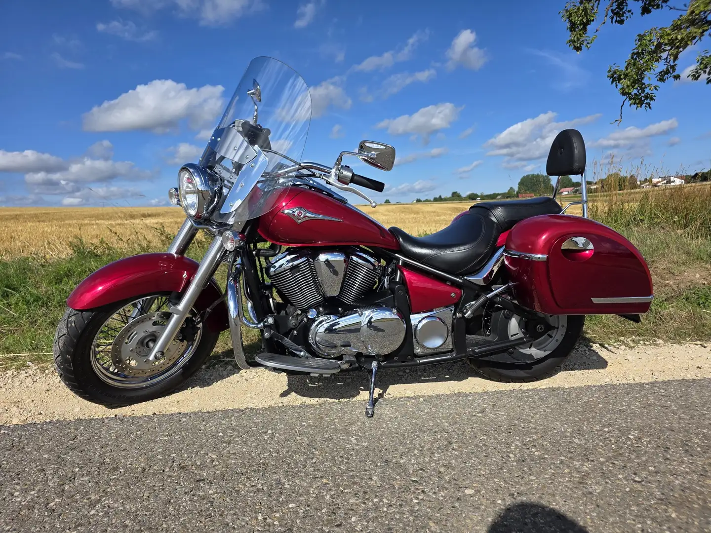 Kawasaki VN 900 Rood - 1