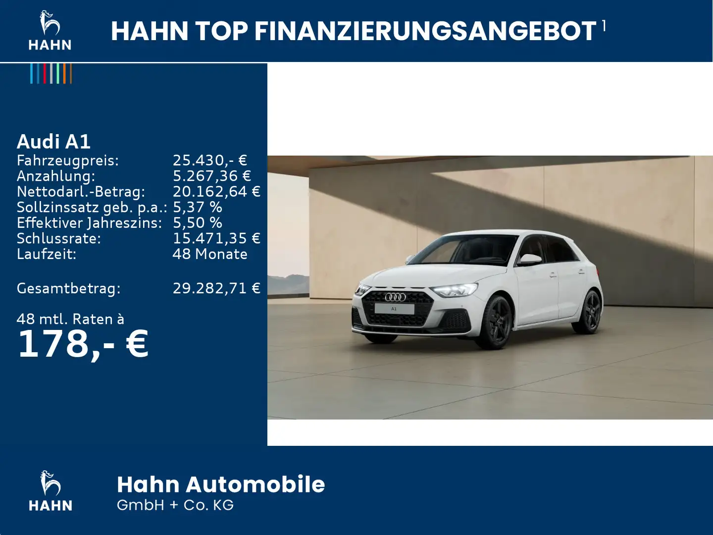 Audi A1 advanced 30 TFSI S tronic - Ambiente-Lichtpak Weiß - 2