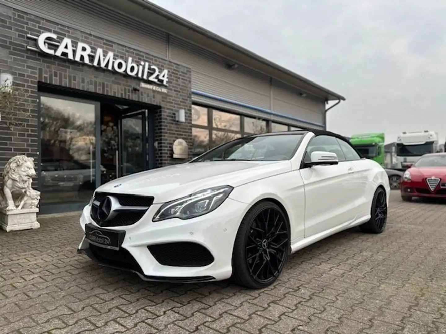 Mercedes-Benz E 350 (BlueTEC) d Cabrio 9G-TRONIC*Temp*R-Cam* Blanco - 1