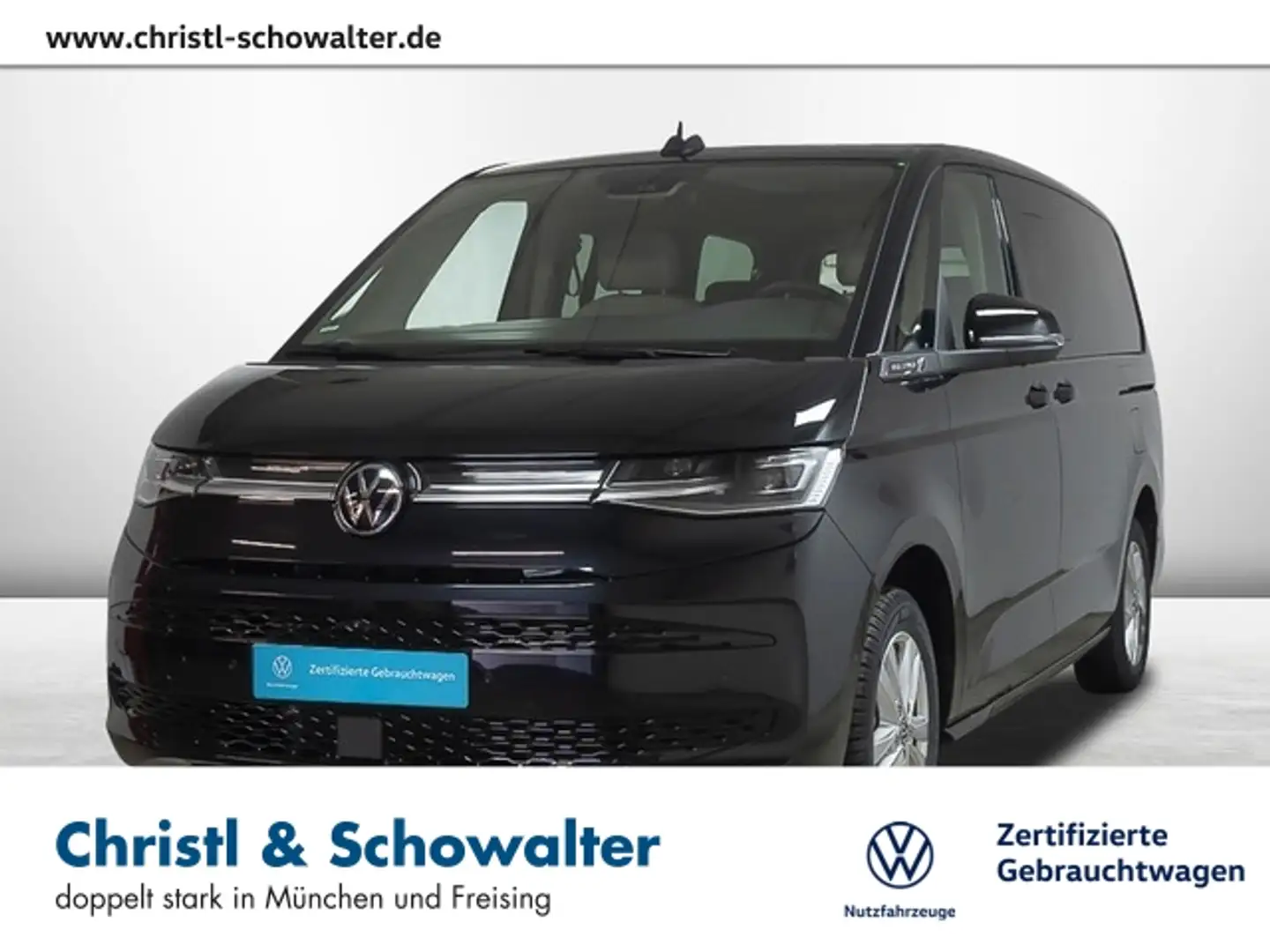 Volkswagen T7 Multivan 2.0 TDI DSG LÜ GOAL MATRIX AHK ACC NAVI Schwarz - 1