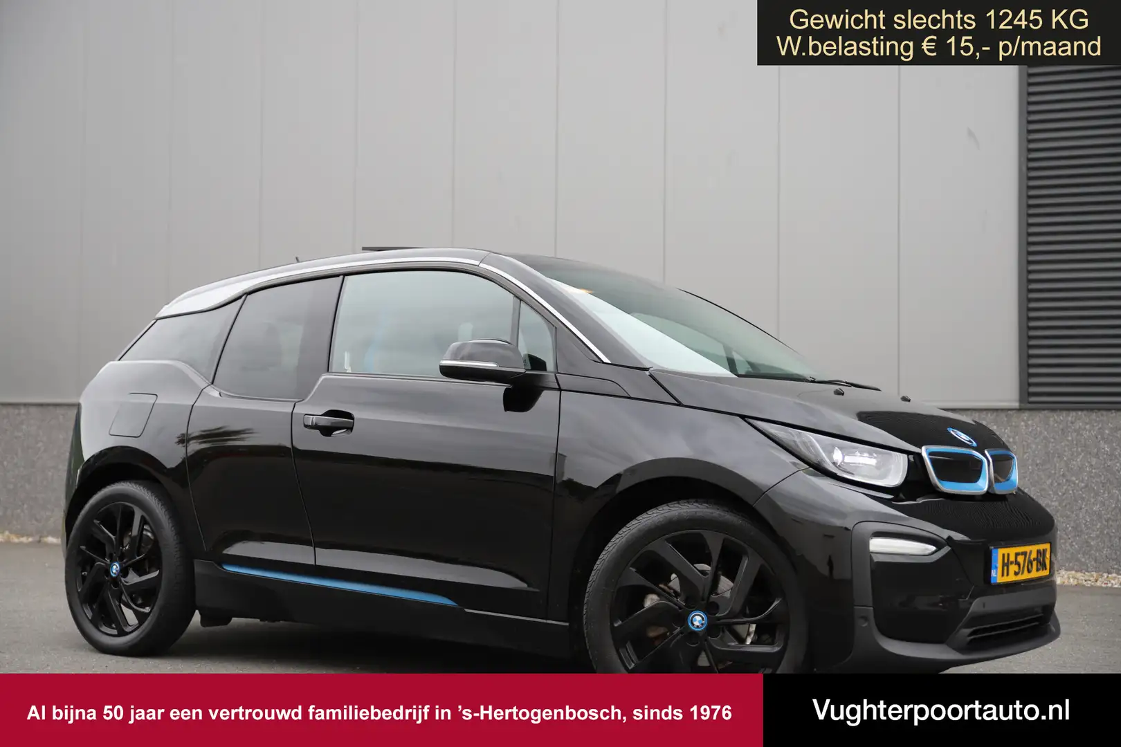 BMW i3 Executive 120Ah 42 kWh/Sunroof/Harman-Kardon/Camer Zwart - 1