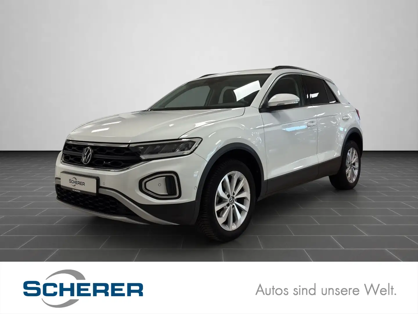 Volkswagen T-Roc 1.5 TSI Life PDC SHZ AHK APP LANE-ASSIST Blanc - 1