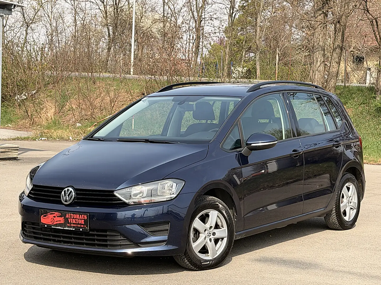 Volkswagen Golf Sportsvan 1,6 TDI BMT Trendline*GARANTIE,SERVICE HEFT,1.B... Blau - 1