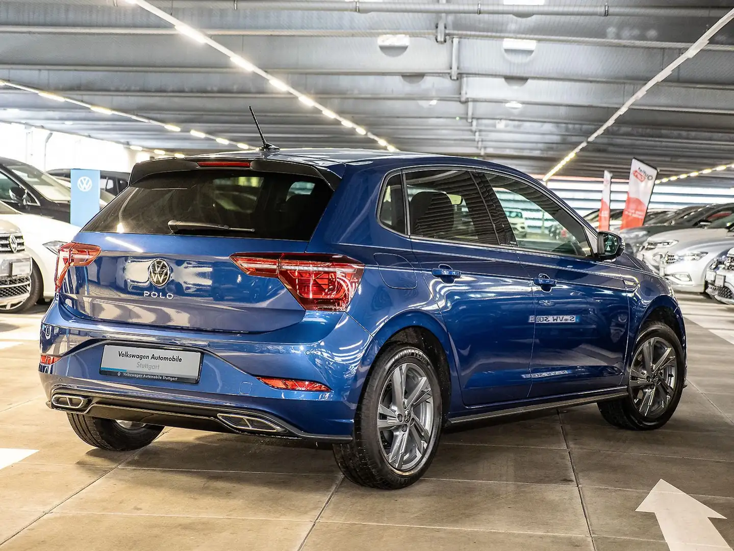 Volkswagen Polo R-Line 70 KW DSG Navi SHZ Klima LED Kamera Blau - 2