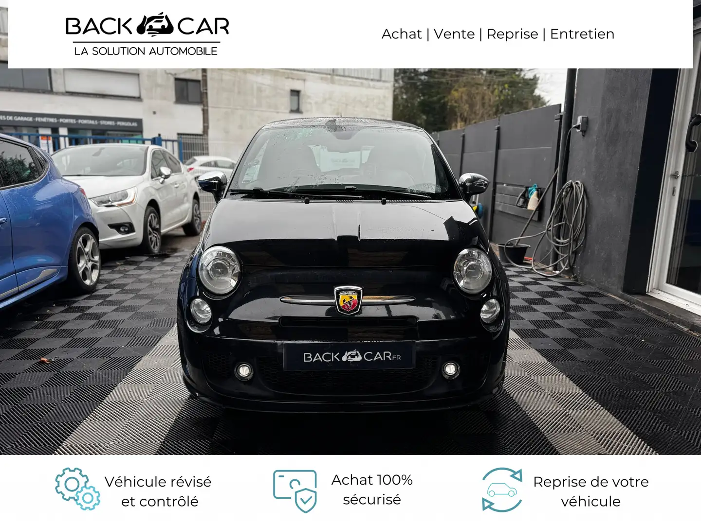 Abarth 500 1.4 16V T-Jet 135 ch - KIT ESSEESSE - SUIVI ENTRET Noir - 2