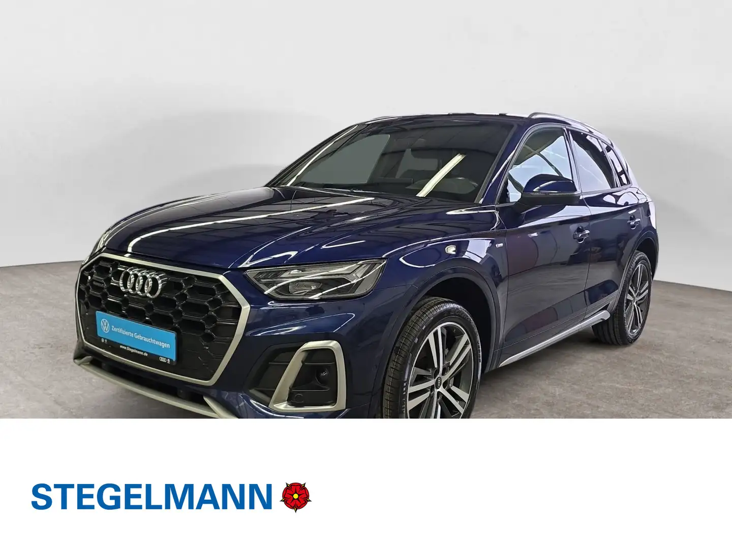 Audi Q5 55 TFSIe qu. S-tronic S-Line *LED*Navi*Top-Vi Blau - 1