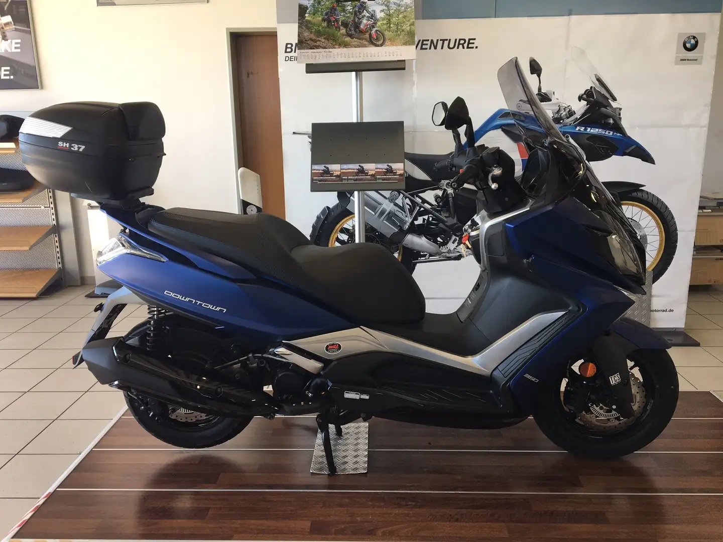 Kymco Downtown 350i TCS Albastru - 2