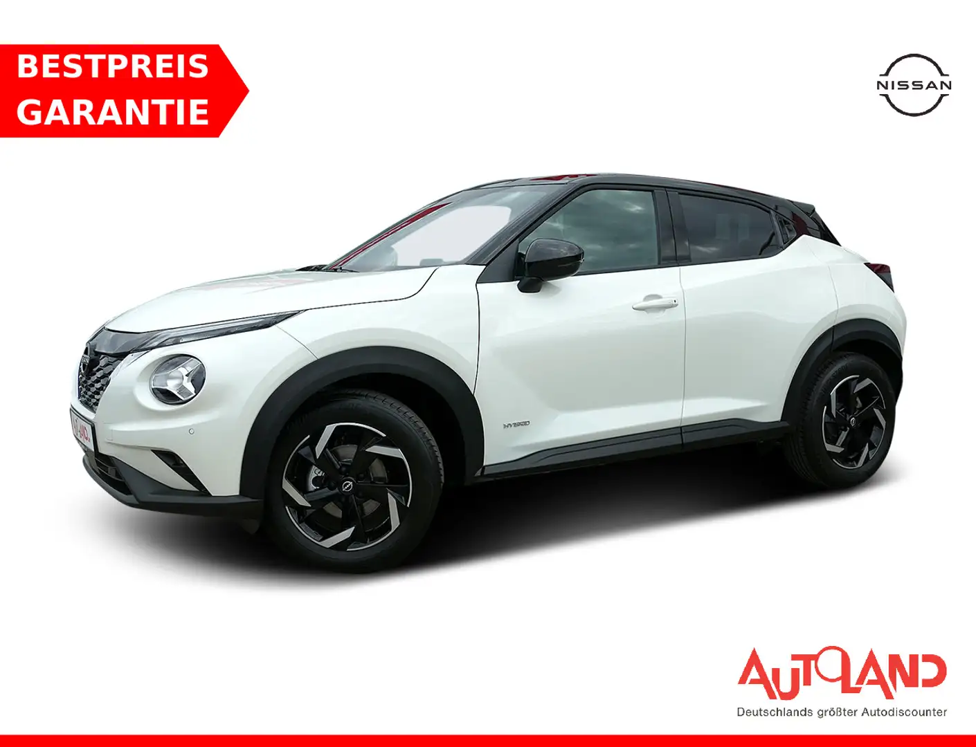 Nissan Juke 1.6 HEV AT Kamera Android Apple Tempomat Weiß - 1