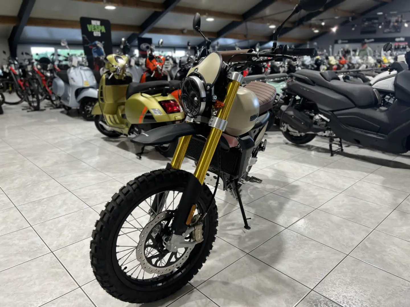 Fantic Caballero 125 RALLY Bej - 2