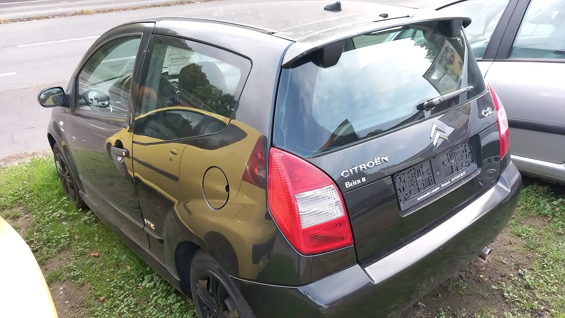 Citroen C2 Klima,eFh,2 Jahre Tüv,Zv,Servo,1 Jahr Garantie Schwarz - 2