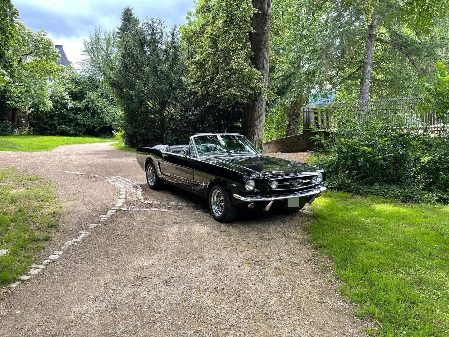 Ford Mustang Cabrio/H-Kennz./K-Code/el.Servol./el.Verdeck/ Schwarz - 1