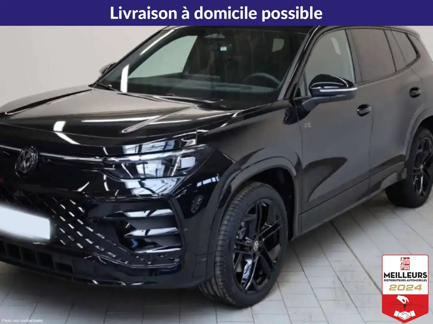 Volkswagen 2.0 TDI 150 DSG7 5pl R-Line +Toit pano +360 Black - 1